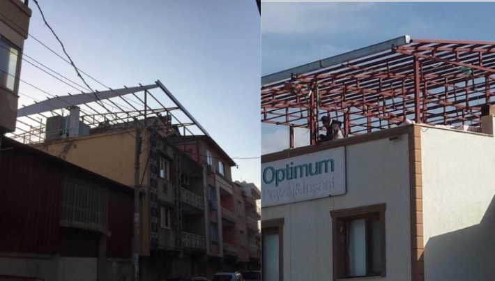 teras kapama demir çatı pergola İzmir